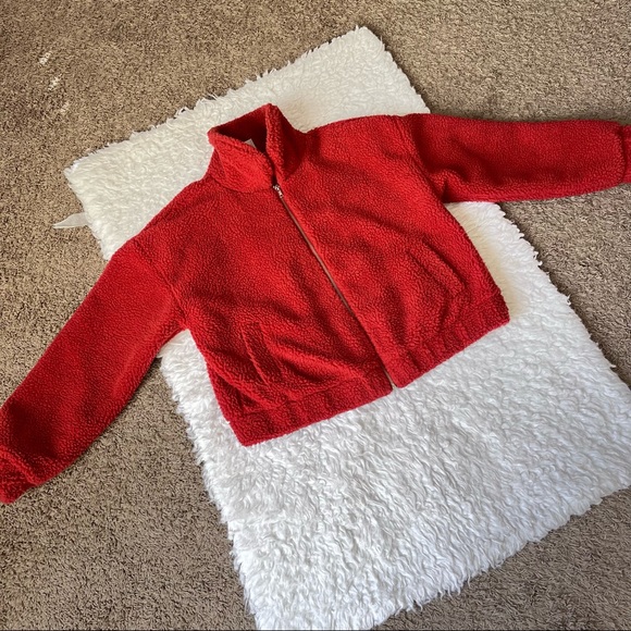 No Boundaries rust shearling zip up jacket, XL - Picture 5 of 11